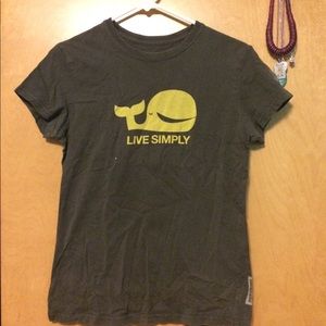 Live Simply whale shirt